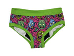 Charger l'image dans la galerie, PRÊT À PARTIR Culotte menstruelle de nuit 2X-Large en AWJ- Zombie