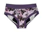 Charger l'image dans la galerie, PRÊT À PARTIR Culotte menstruelle de nuit X-Large en AWJ- Papillon de nuit