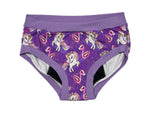 Charger l'image dans la galerie, PRÊT À PARTIR Culotte menstruelle de nuit X-Large en AWJ- Licorne