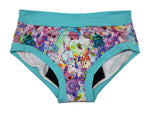 Charger l'image dans la galerie, PRÊT À PARTIR Culotte menstruelle de nuit 2X-Large - Taches de peinture