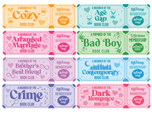 Marque-page Trope style ticket