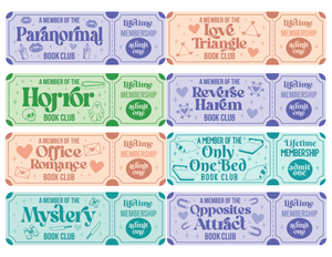 Marque-page Trope style ticket