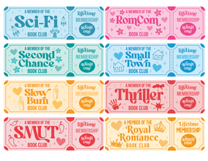 Marque-page Trope style ticket