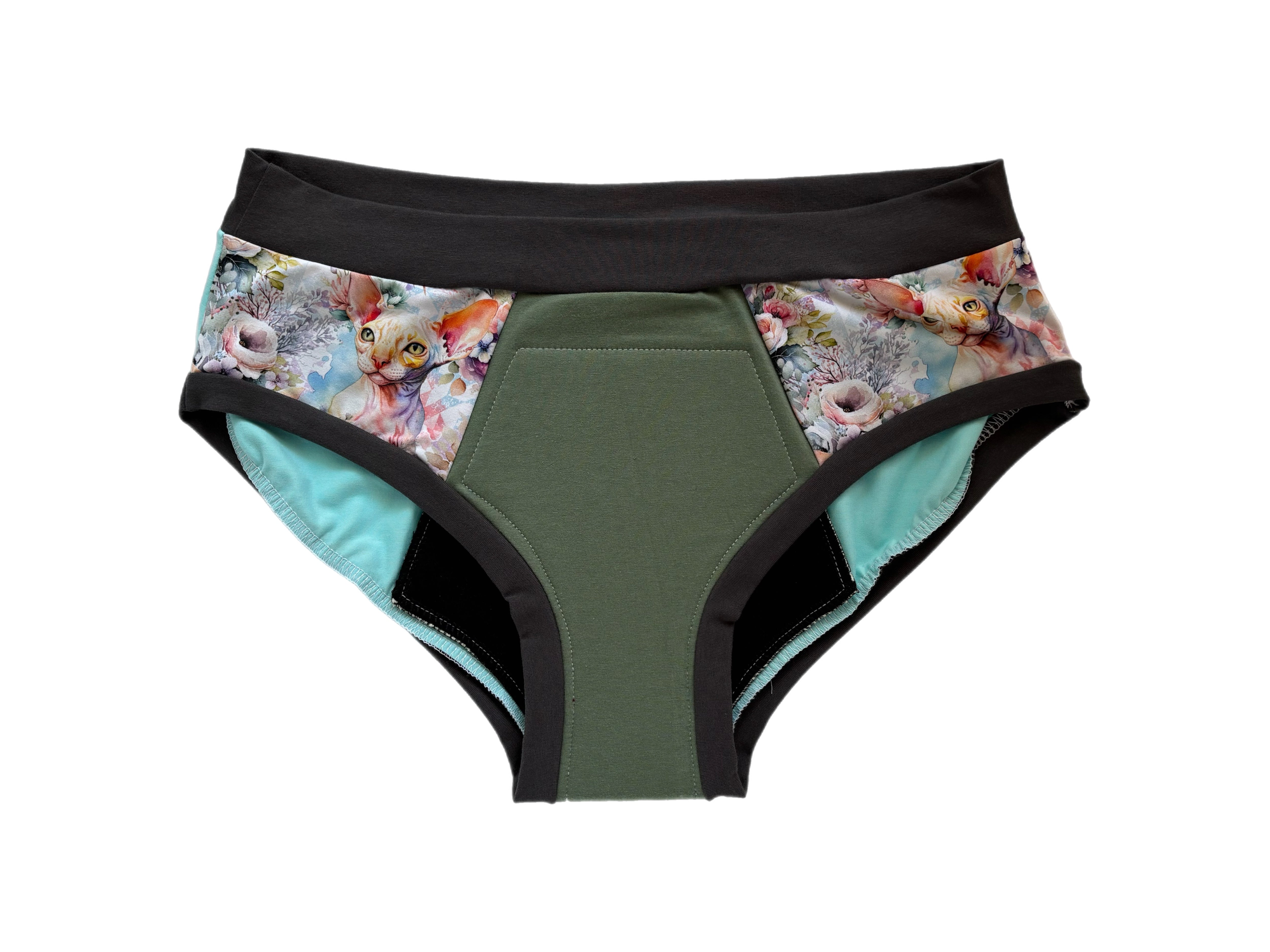 Culotte menstruelle retailles de nuit X-Large - Sphynx