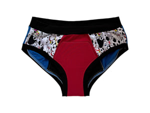 Culotte menstruelle retailles de nuit X-Large - Chien