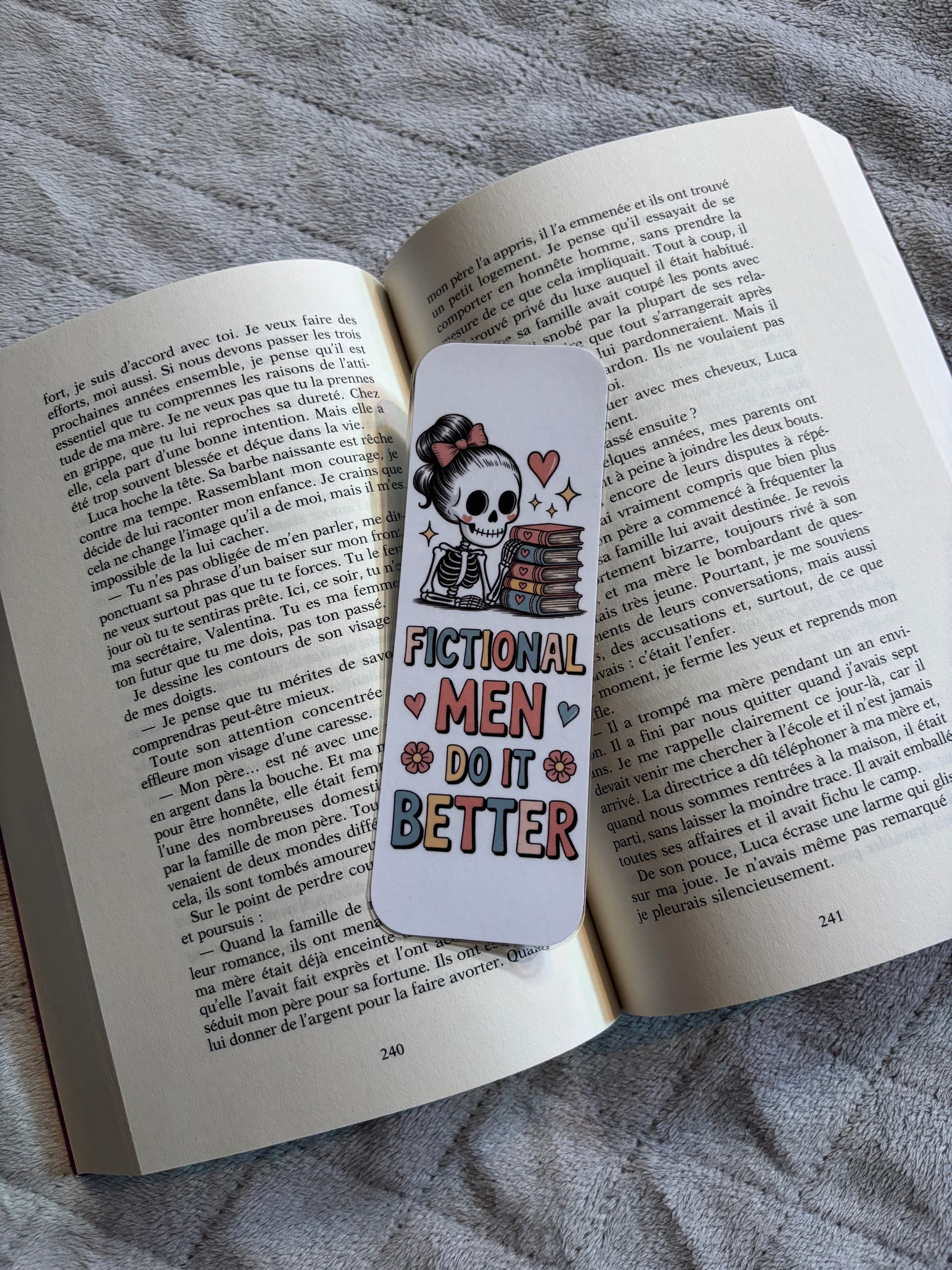 Marque-page Fictional men do it better