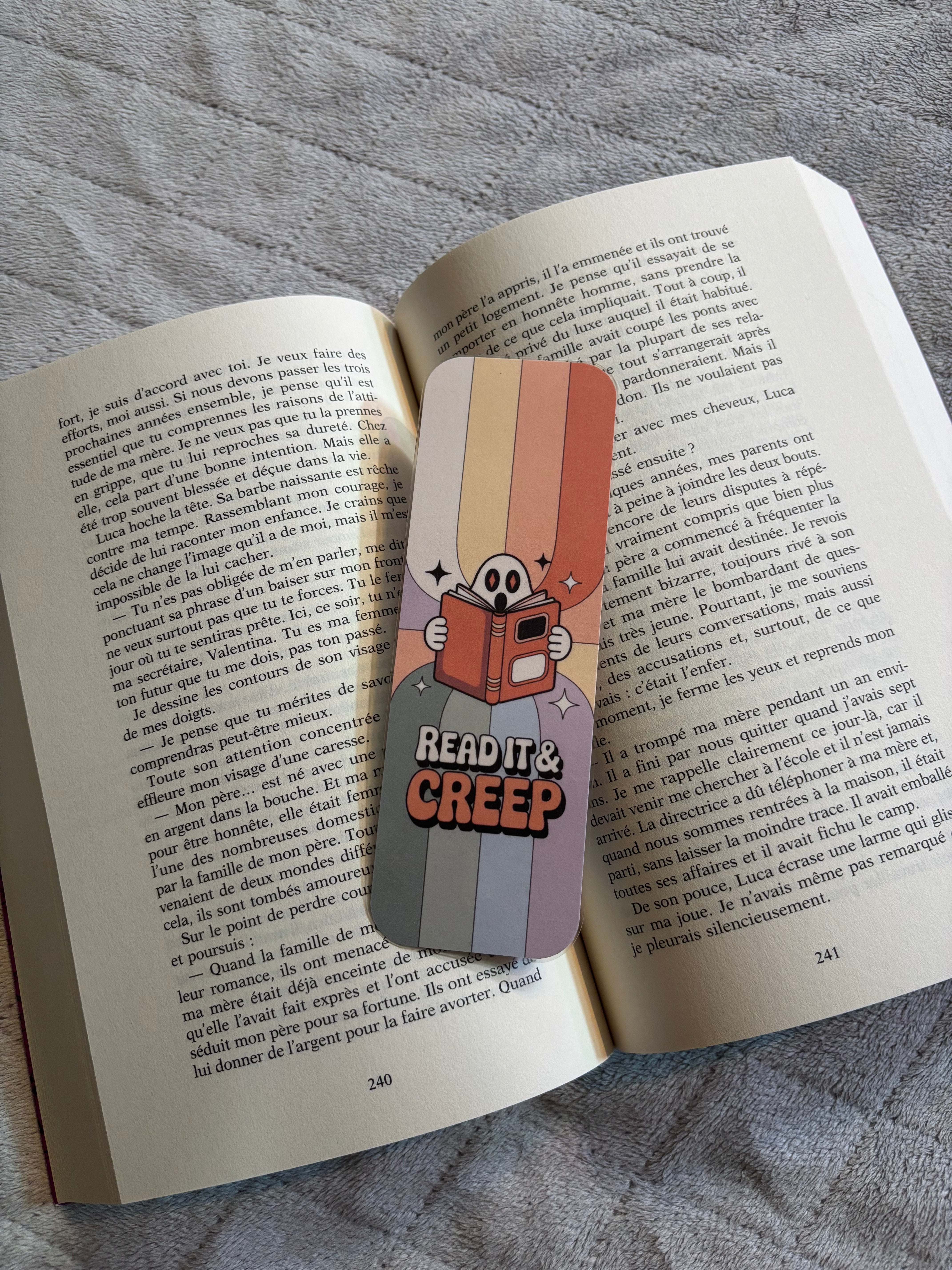 Marque-page Read it & creep