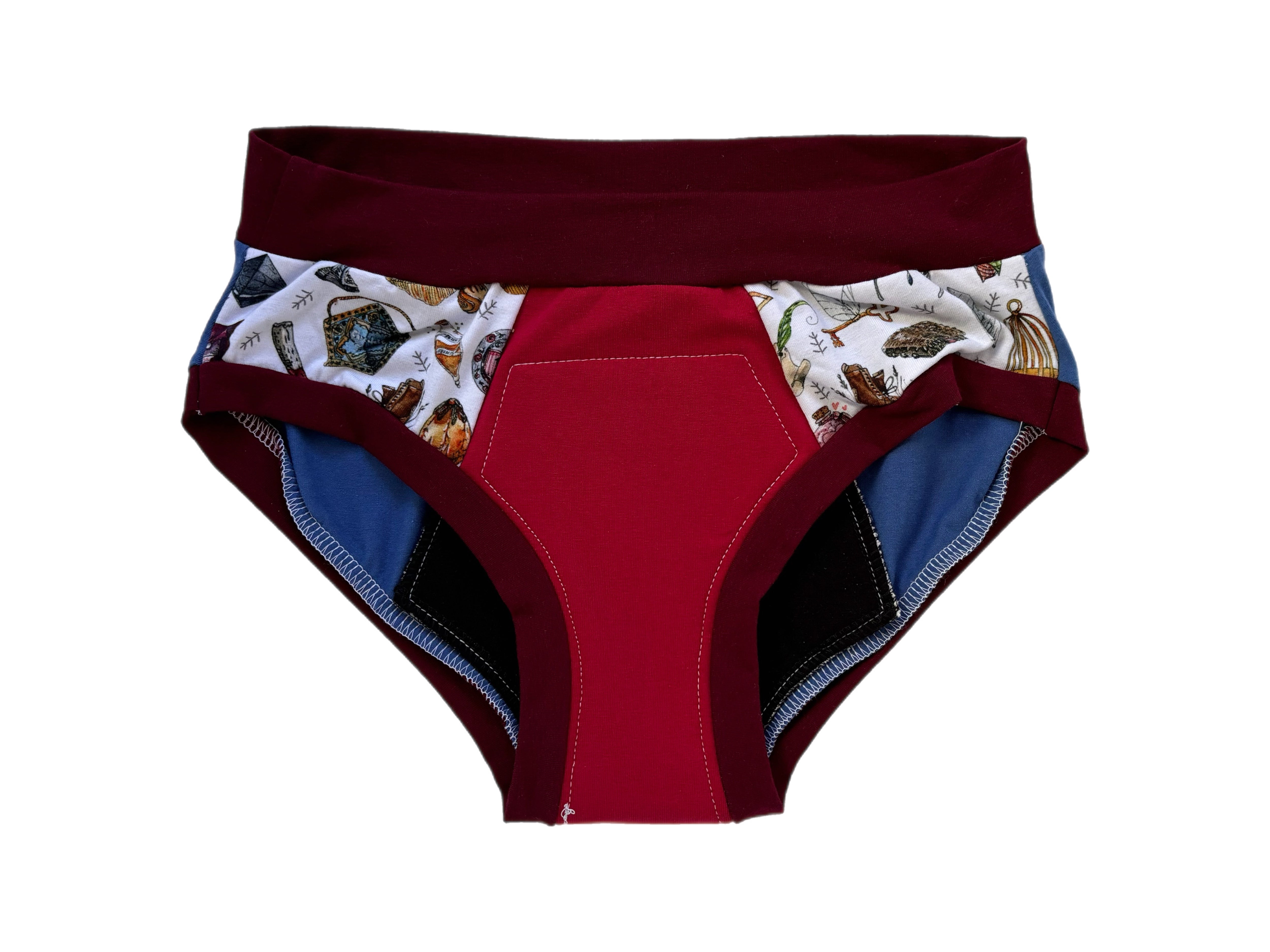 Culotte menstruelle retailles de nuit Small - Sorcier