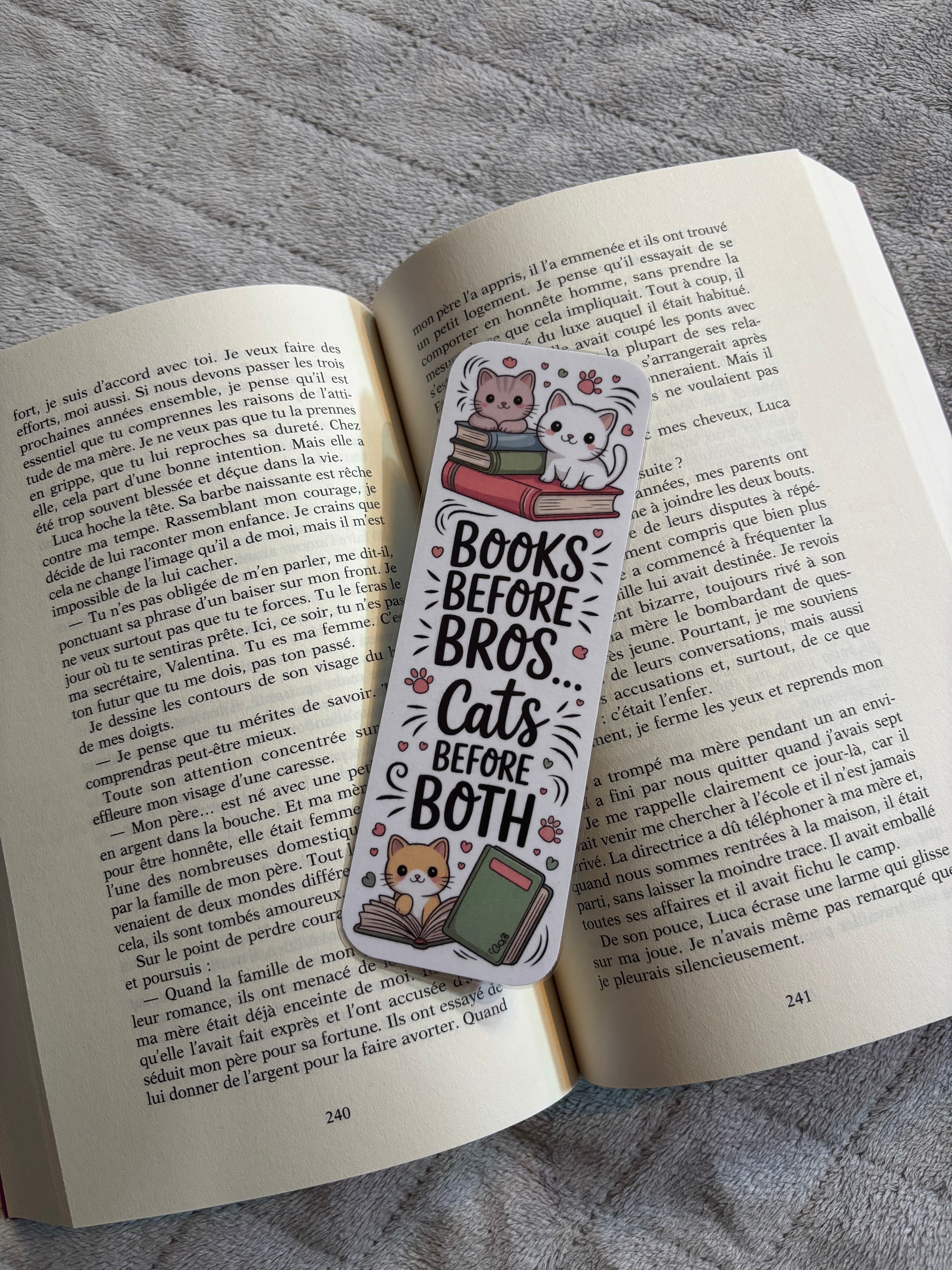 Marque-page Books before bros