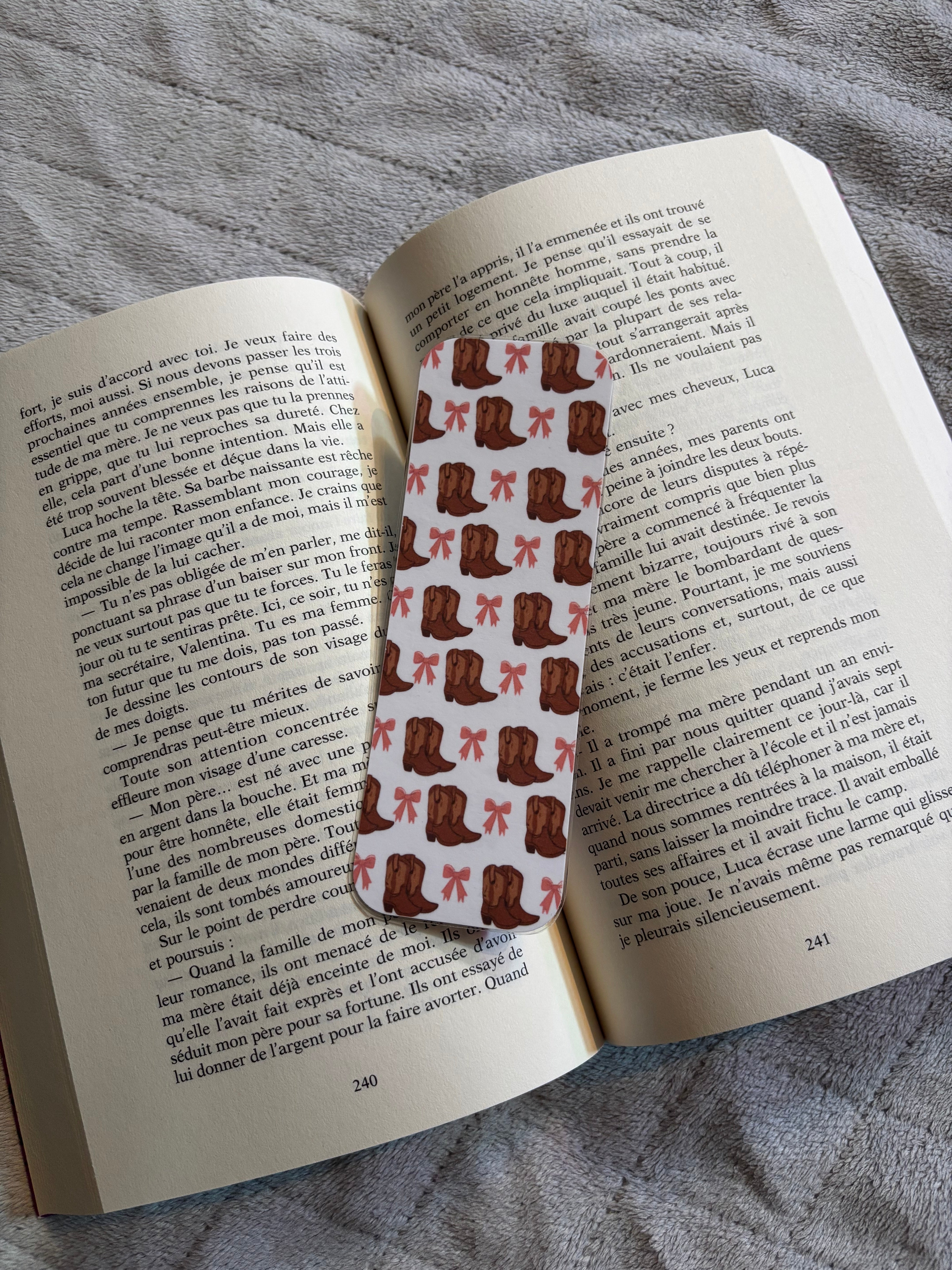 Marque-page Cowboy et boucles