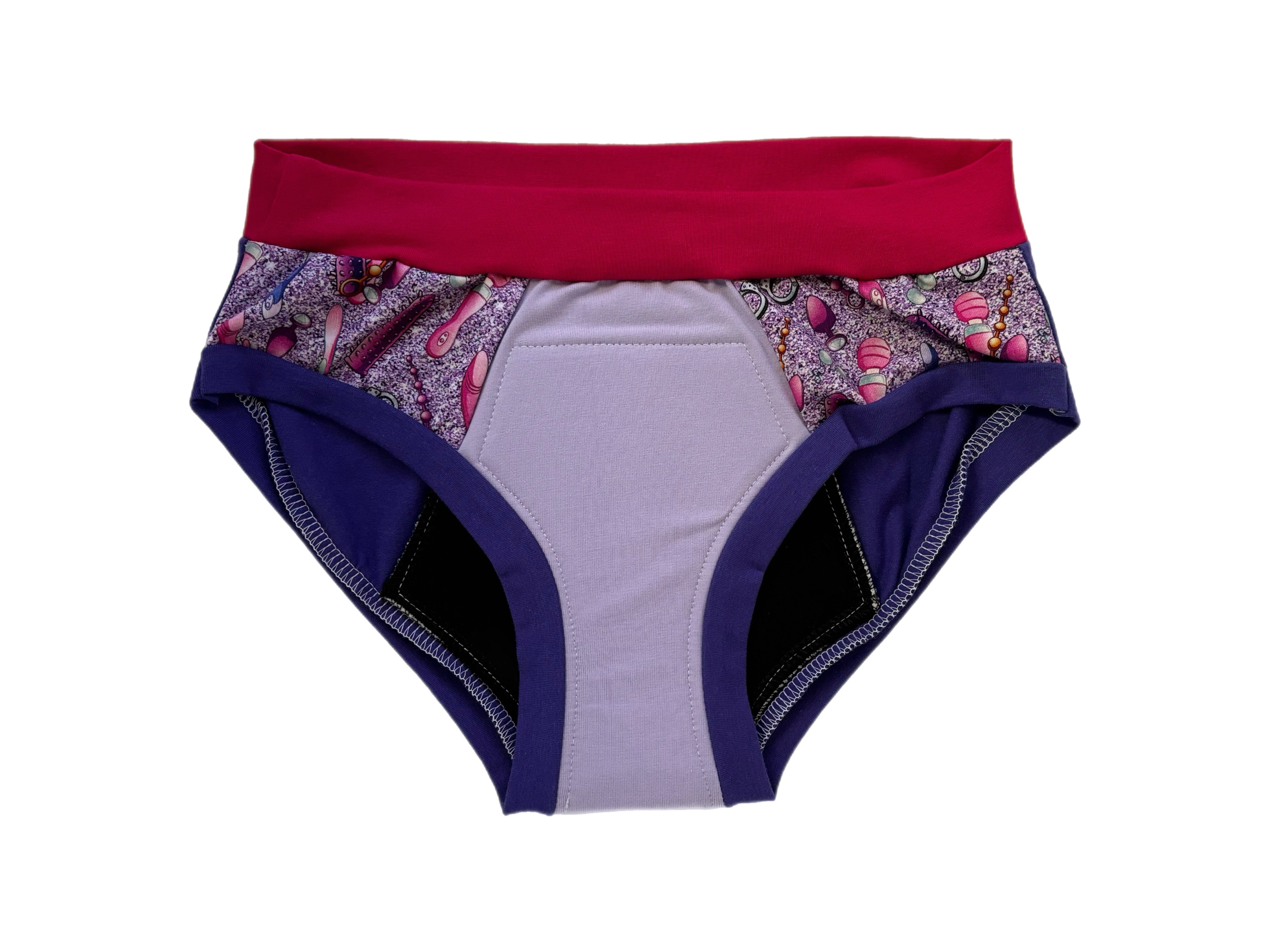 Culotte menstruelle retailles de nuit Small - Jouet adulte