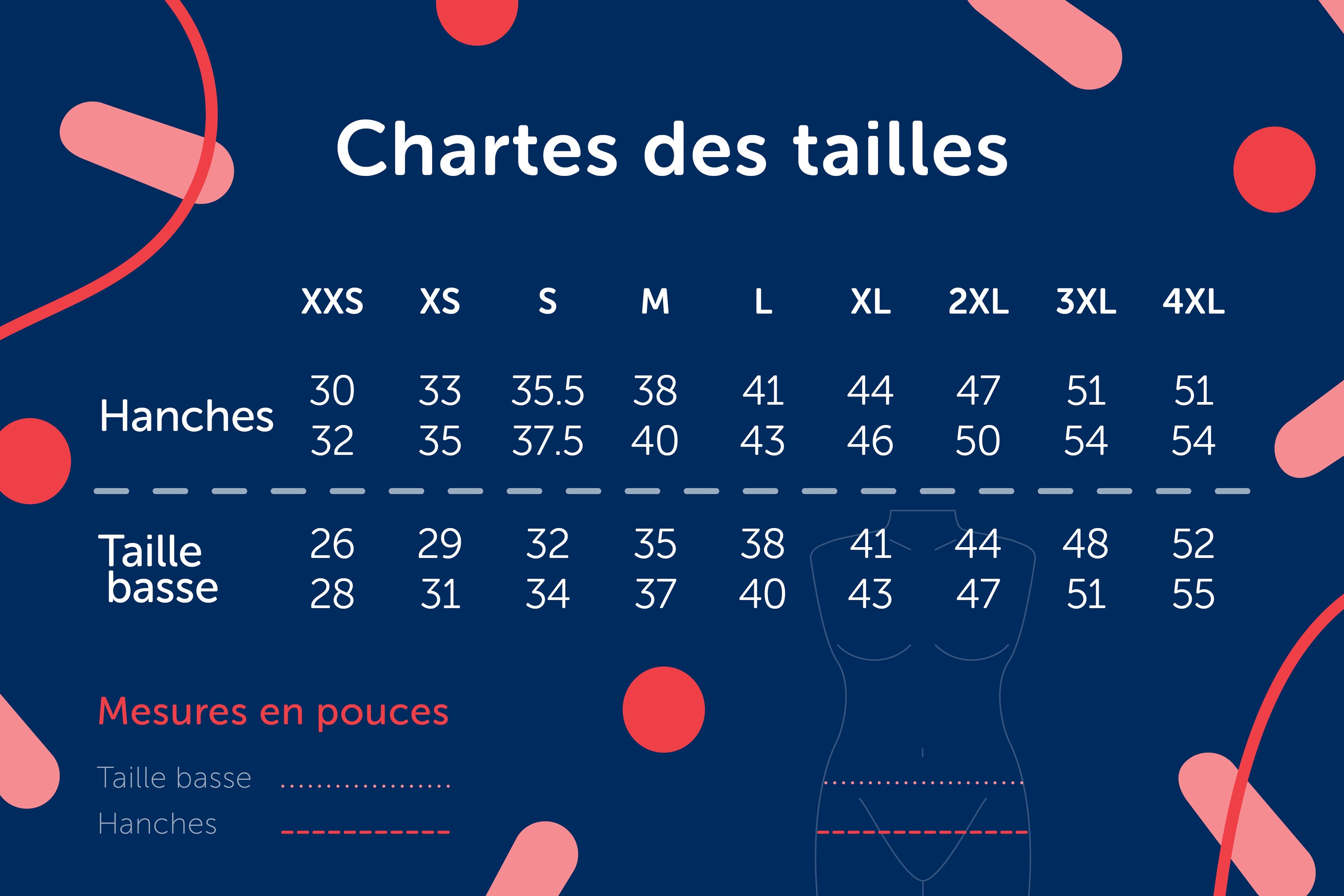 PRÊT À PARTIR Culotte menstruelle de nuit X-Large en AWJ- Papillon