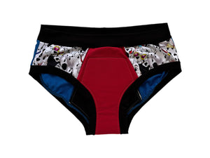 Culotte menstruelle retailles de nuit Large - Chien