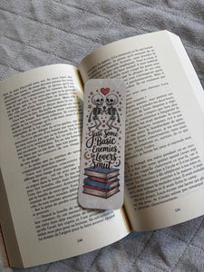 Marque-page Just enemies to lovers avec holographique coeur
