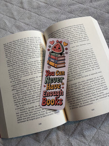 Marque-page Tu ne peux pas avoir assez de livre