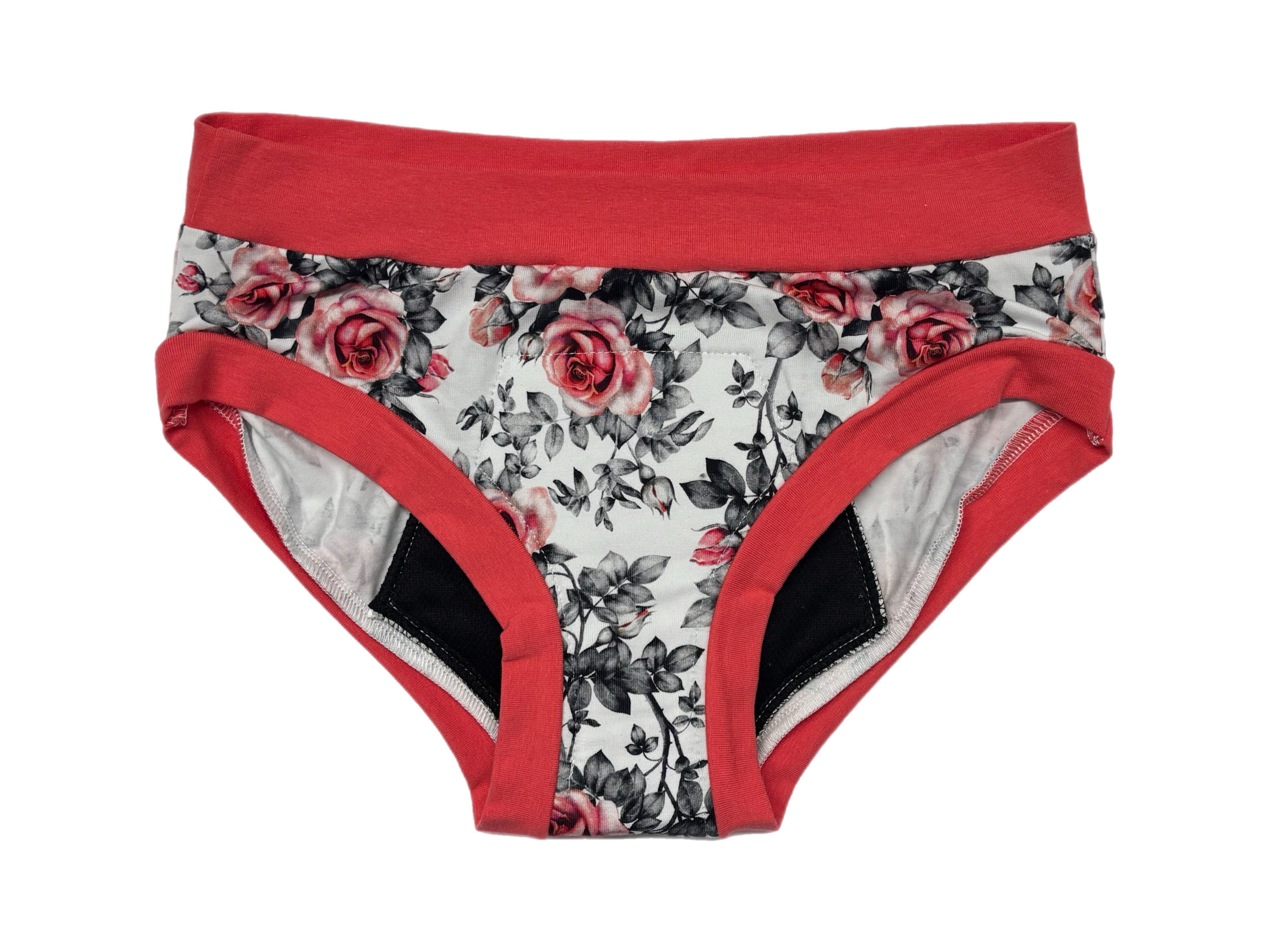 PRÊT À PARTIR Culotte menstruelle de nuit Small en AWJ- Rose
