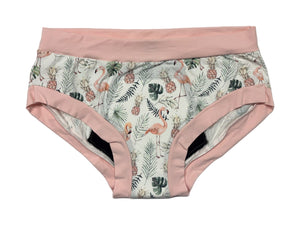 PRÊT À PARTIR Culotte menstruelle de nuit X-Large - Flamants