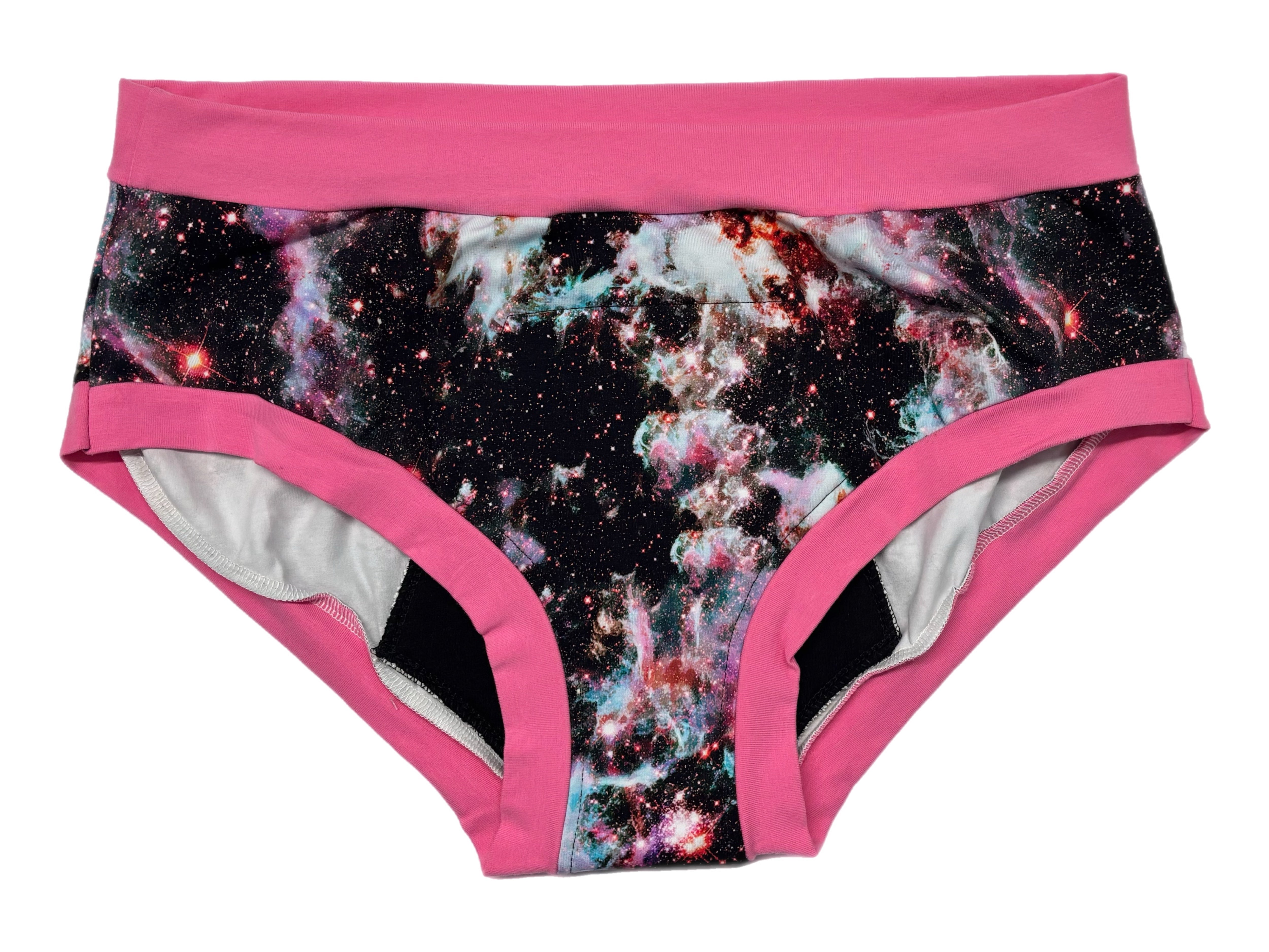 PRÊT À PARTIR Culotte menstruelle de nuit 2X-Large - Galaxie