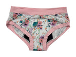 Charger l&#39;image dans la galerie, PRÊT À PARTIR Culotte menstruelle de nuit 2X-Large - Petites fleurs rose
